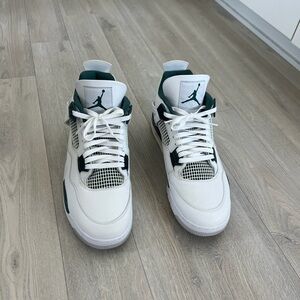 Air Jordan 4 Retro Men's Size 14 Oxidized Green/White (FQ8138 103)